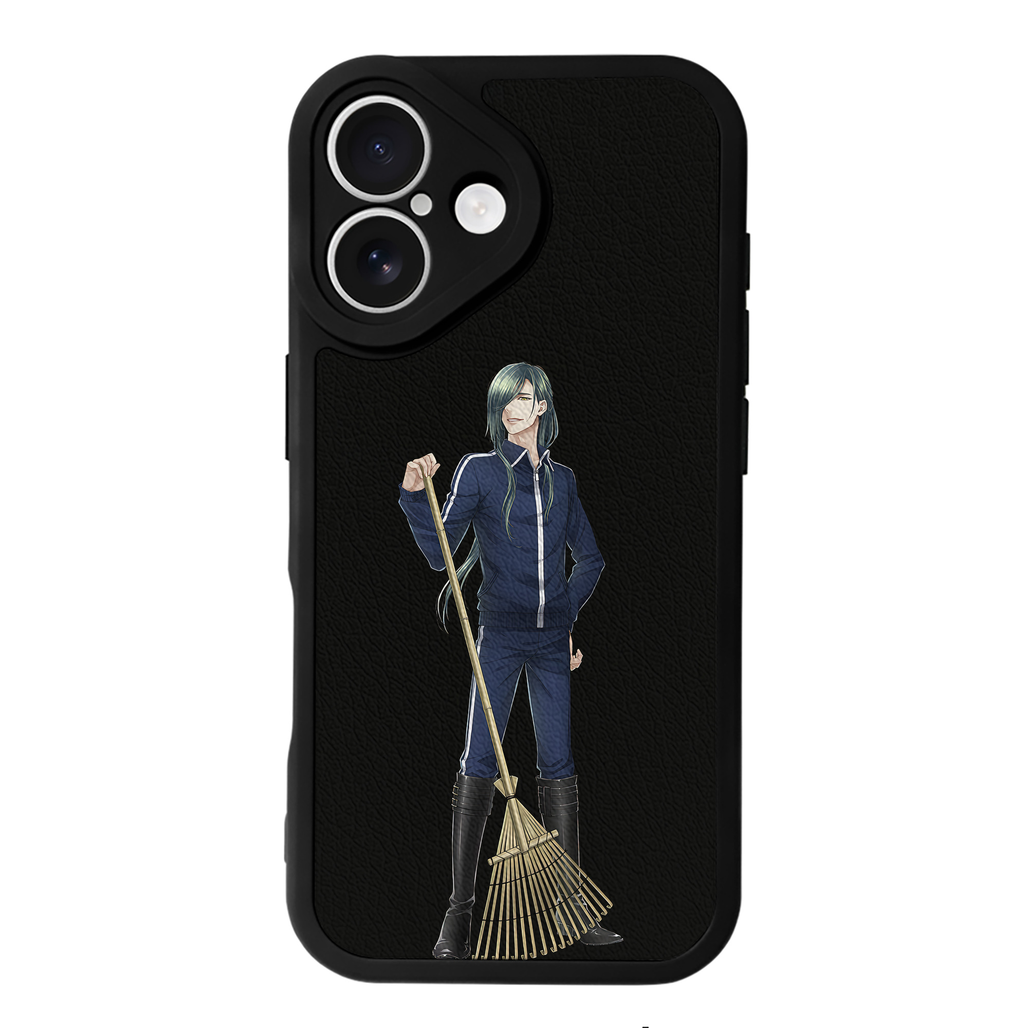 （画像用） 刀剣乱舞 Touken Ranbu 【iPhone 16シリーズ対応】シリコンスマホケース（レザー調） 材質：シリコン